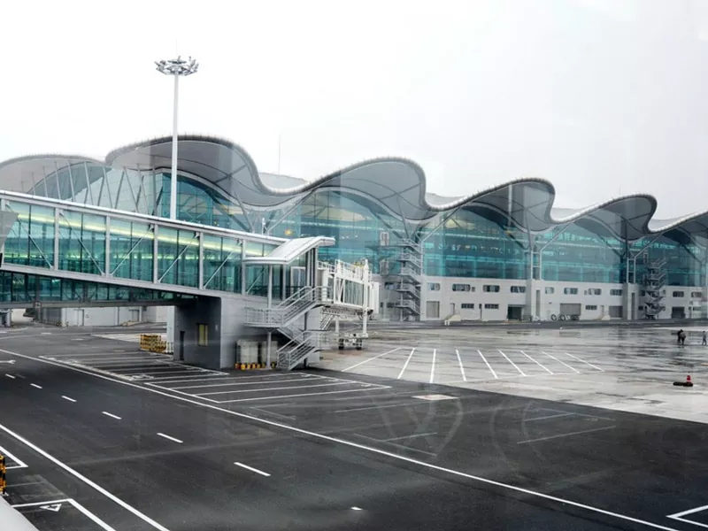 Edifício de estrutura de aço do aeroporto de alta elevação