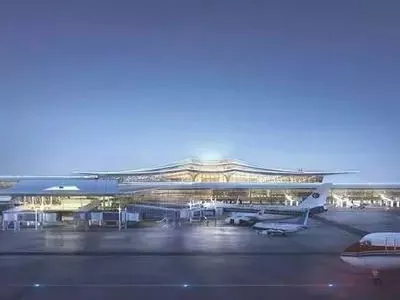 Edifícios de aeroporto de estrutura de metal