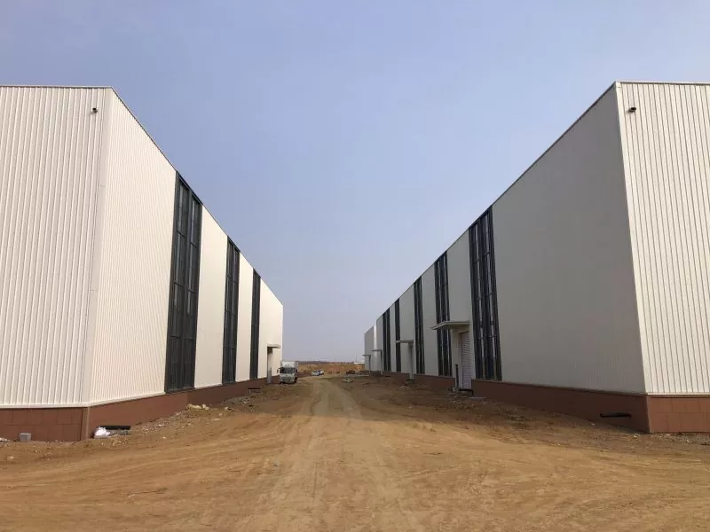 Armazéns de estrutura de aço portal