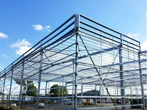 Edifício de aço de metal pré -fabricado e bonito e bonito para armazém