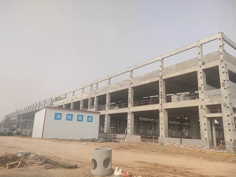 Edifício de armazém de estrutura de aço pré -fabricada