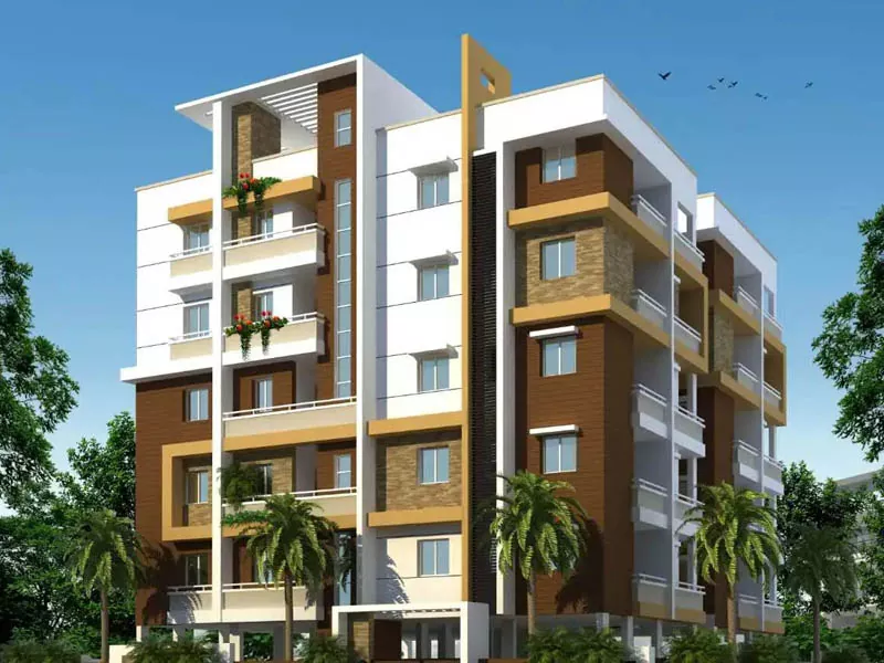 Apartamento de estrutura de aço pré -fabricada